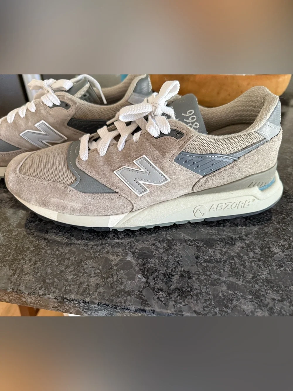 New Balance Sneakers 998 Made in USA  Grey Day - Grey Silver Men’s Size 11.5